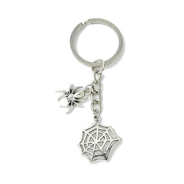 Tibetan Style Alloy Pendants Keychain