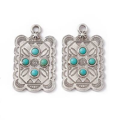 Synthetic Turquoise Pendants