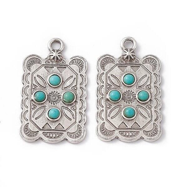 Synthetic Turquoise Pendants