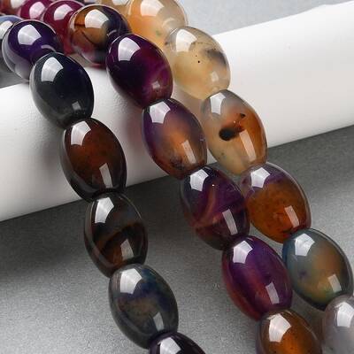 Natural Agate(Dyed & Heated) Beads Strands