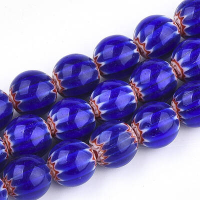 Handmade Millefiori Lampwork Beads Strands