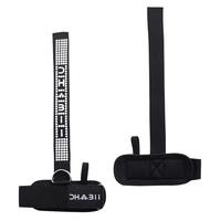 Dhabii Cuffed Lifting Strap with Steel D Ring for Cable Machine and Lifting Workout - Useful Cuff Ring Straps for Unisex Use