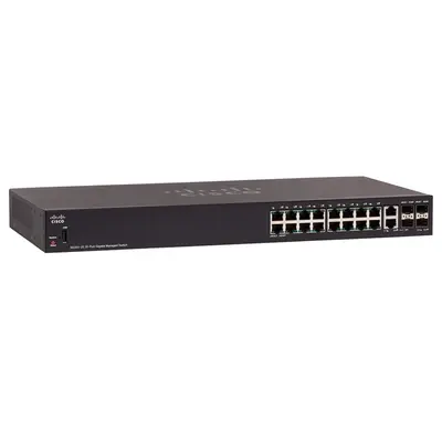 SG350-20 Cisco SM 350 16x RJ45 2x Copper SFP 2x Combo SFP Switch