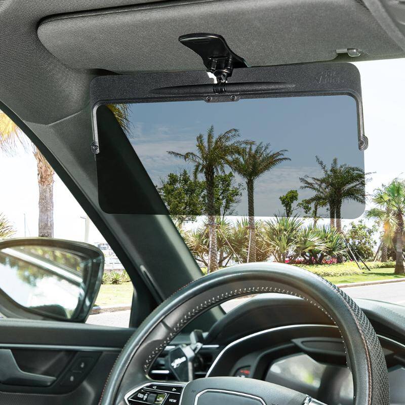 Joytutus Universal Anti-Glare Polarized Car Sun Visor Extender with UV400 Protection 12.6 x 5 Lens Size Quick 5 Sec Inst