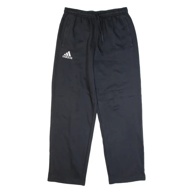 ADIDAS Mens Sweatpants Black Straight M W30 L30