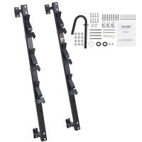 VEVOR Trimmer Rack, 3 Place Weeder Trimmer Rack, Trim Holder Trailer Rack with Zinc Alloy Password Lock, Wall-mounted or Moun...