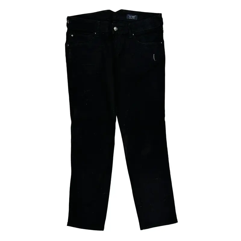 Armani Jeans Skinny Fit Jeans - 30W UK 8 Black Cotton Blend