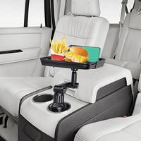 360° Rotatable Car Holder, Car Cup Holder, Multifunctional Car Cup Holder, Small Table Stand for Beverage and Food, Vehicle...