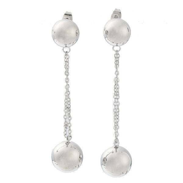 Brass Dangle Stud Earrings for Women