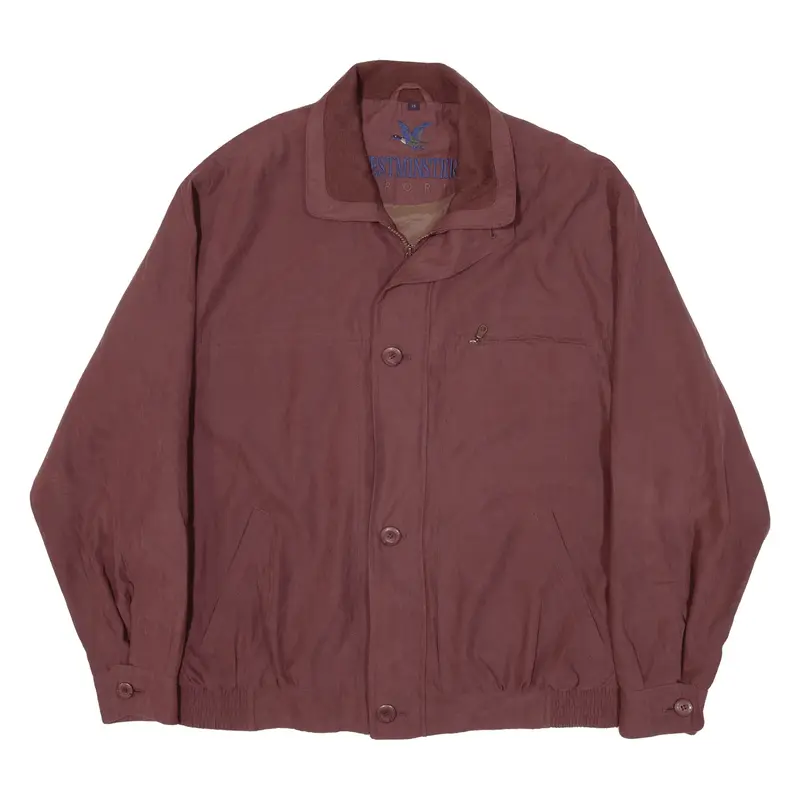 WESTMINSTER Mens Lined Jacket Maroon L