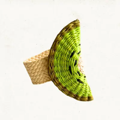 Kiwi Napkin Ring - Made of Iraca Palm - Sold by Set | Pack: Pack of 6