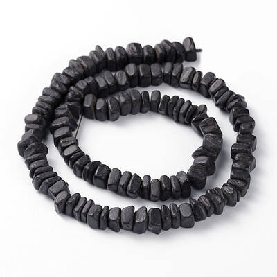 Natural Coconut Nugget Bead Strands