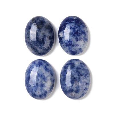 Natural Blue Spot Jasper Cabochons