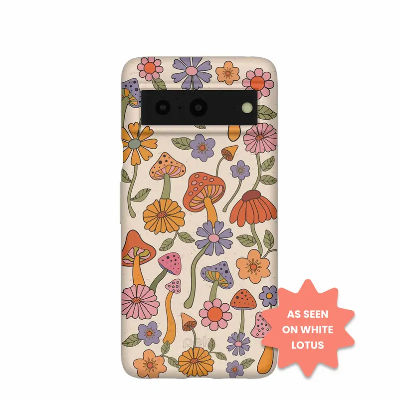 Seashell Shrooms and Blooms Google Pixel 8 Case