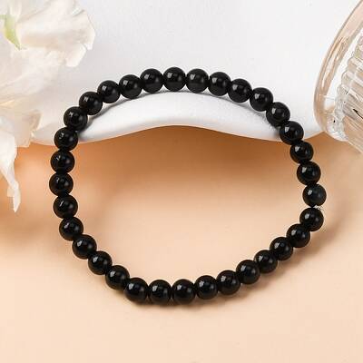 Natural Rainbow Obsidian Stretch Bracelets