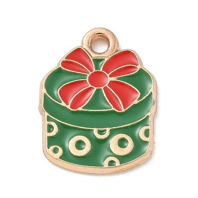 Christmas Alloy Enamel Pendants
