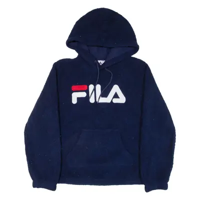 FILA Fleece Womens Blue Hoodie S