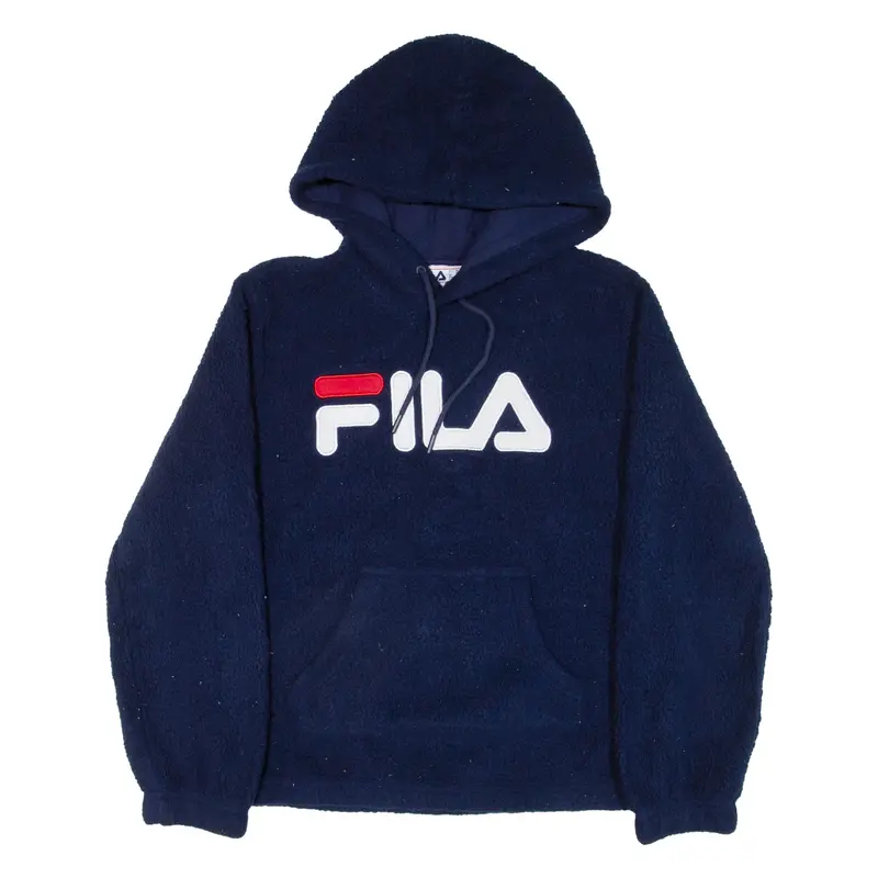 FILA Fleece Womens Blue Hoodie S