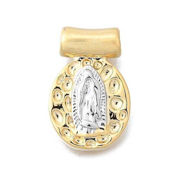 Religion Theme Brass Hammered Pendants
