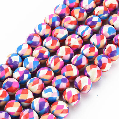 Handmade Polymer Clay Beads Strands