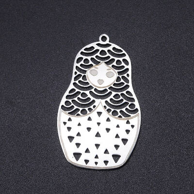 Non-Tarnish 201 Stainless Steel Laser Cut Pendants