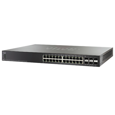 Cisco SG500X-24MPP-RF | Small Business 500 Series SG500X-24MPP 24 x RJ-45 Ports PoE+ 10/100/1000Base-T + 2 x SFP+ Ports + 2 x...