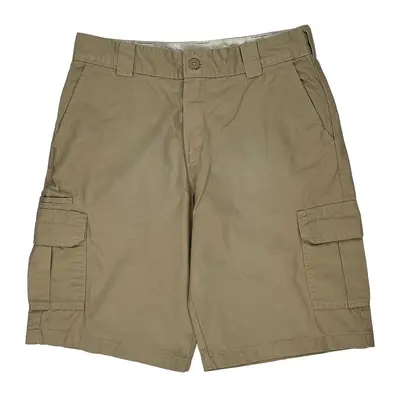 Dickies Cargo Shorts - 34? Waist Beige Cotton Blend