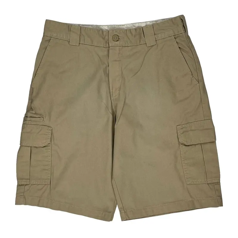 Dickies Cargo Shorts - 34? Waist Beige Cotton Blend