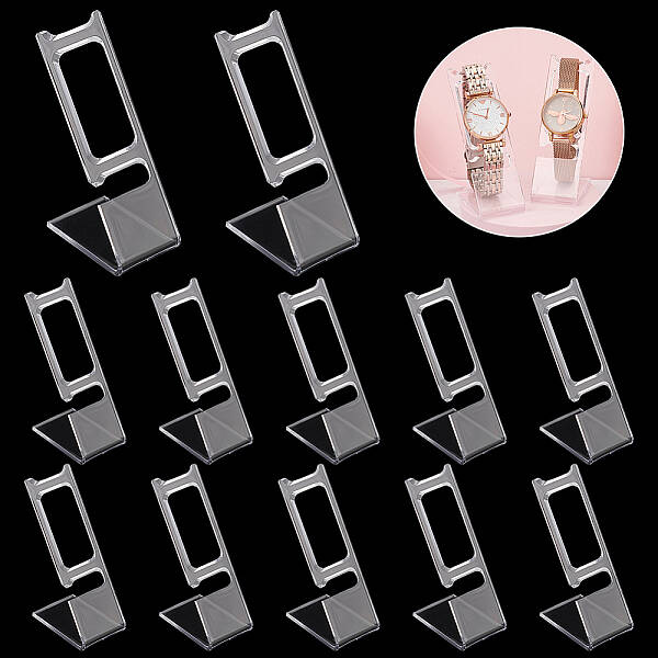 Plastic Slant Back Watch Display Stands