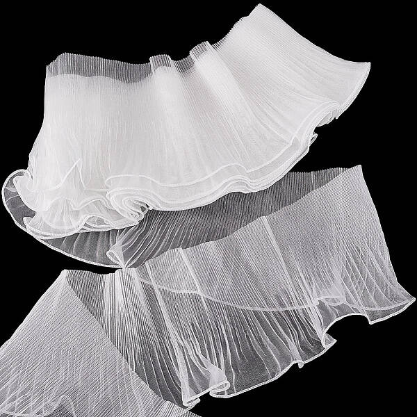 7 Yards Polyester Ruffled Ribbon
