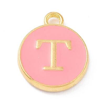 Golden Plated Alloy Enamel Charms