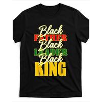black father leader juneteenth king melanin father'S day Design Street Trending Style Casual Tee Men'S Comfortable Cotton Rou...