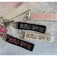Child Of God Canvas Keychain Wristlet, Christian Faith Streetwear Style
