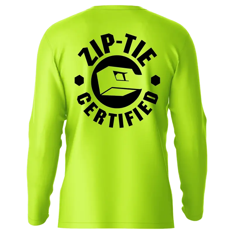 Zip Tie - Hi-Visibility UPF 50 Long Sleeve Sun Shirt