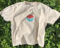 Strawberry Cropped Boxy Tee on Comfort Colors T-Shirt | Cute Summer Tops for Women
