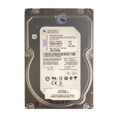 00AR486 IBM 3TB 6Gb/s SAS 7200 3.5-inch 64MB Hard Drive