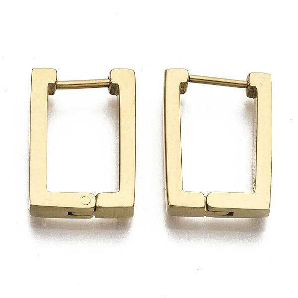 304 Stainless Steel Huggie Hoop Earrings