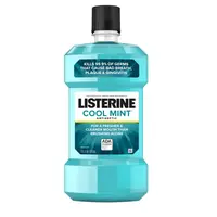 Listerine Cool Mint Antiseptic Mouthwash for Bad Breath & Plaque 1 L Oral Daily
