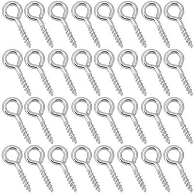 600Pcs 304 Stainless Steel Screw Eye Pin Peg Bails