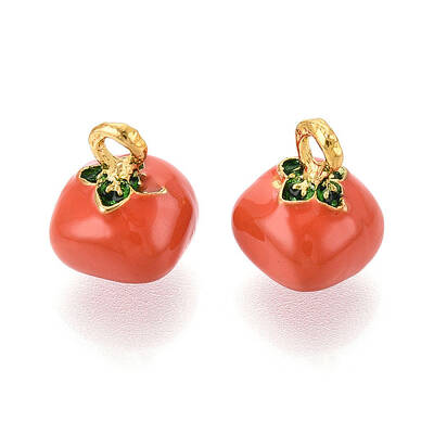 Fruit Alloy Enamel Charms