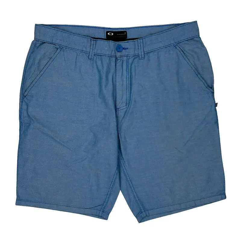 Oakley Chino Shorts - 38W 10L Blue Cotton Blend