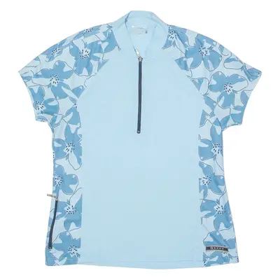 GONSO Cycling Womens Jersey Blue 90s 1/2 Zip M