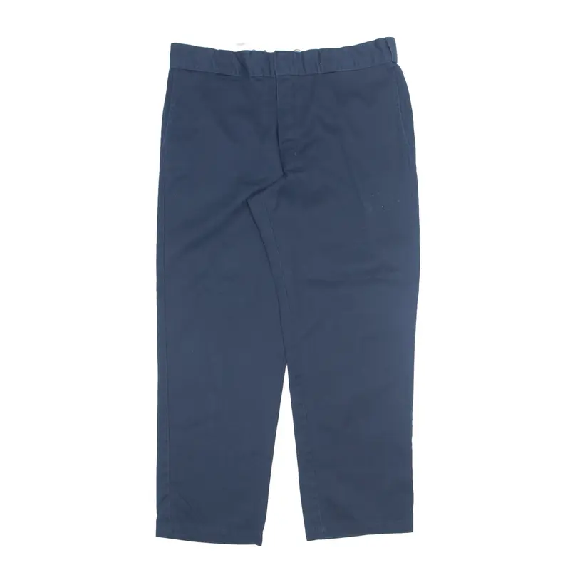 DICKIES Workwear 874 Trousers Blue Regular Straight Mens W38 L30