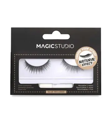 Magic Studio Powerful Cosmetics Vegan Natural False Eyelash Set 1 U