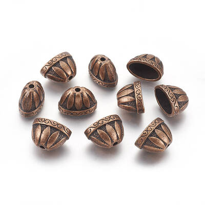 Tibetan Style Alloy Bead Cones