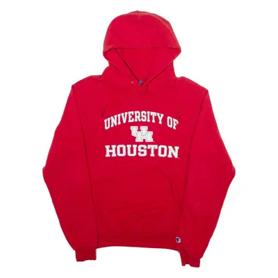 CHAMPION University Of Houston Mens Red Hoodie USA S