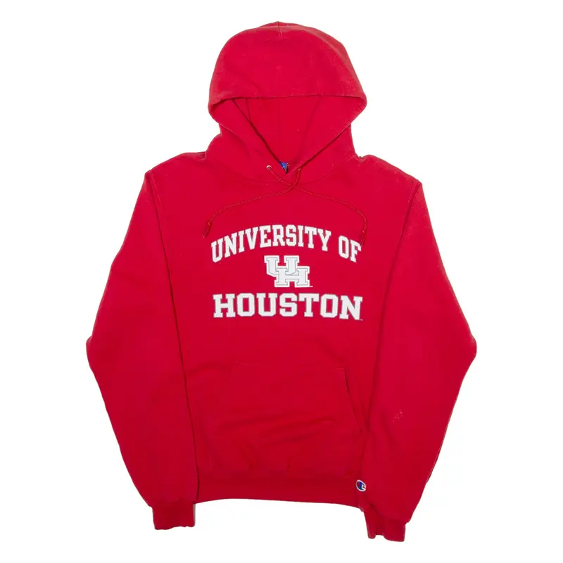 CHAMPION University Of Houston Mens Red Hoodie USA S