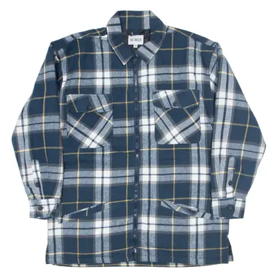 WORKER Insulated Lumberjack Jacket Blue Plaid Mens S