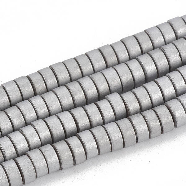 Electroplate Non-magnetic Synthetic Hematite Beads Strands