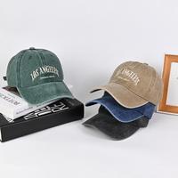 Vintage Los Angeles Embroidered Baseball Cap, 1 Count Casual Outdoor Sports Hat for Men & Women, Adjustable Sun Protection Ca...